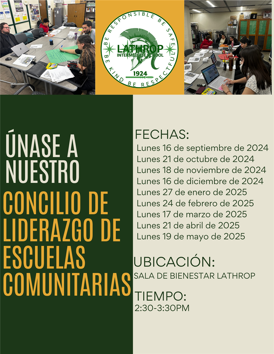 Community Schools Leadership Council 